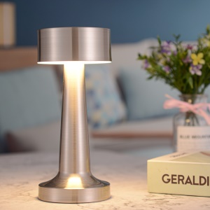 Lampe de chevet rechargeable interrupteur tactile avec trois couleur changeante