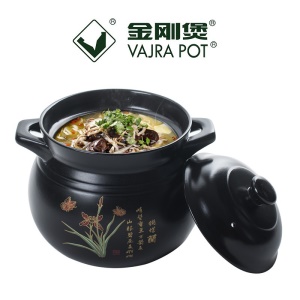 Casserole à  soupe en céramique  résistant aux hautes températures  cuisson à gaz