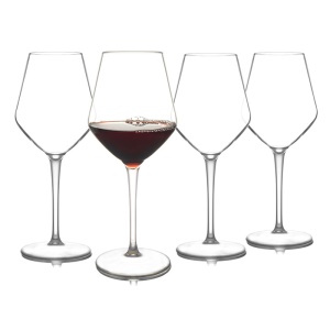 Verre à vin en plastique haut pied 425 ml