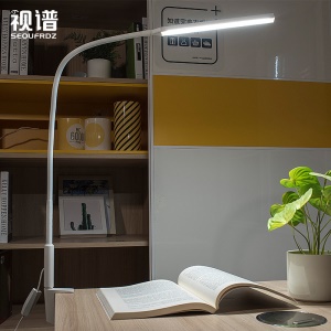 Lampe de table LED avec clip col de cygne en silicone flexible
