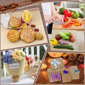 Papier kraft absorbant l'huile sous- plat