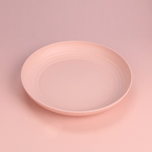 Assiette Incassable en paille de blé diamètre 25cm