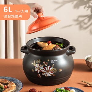 Casserole en céramique resistant  aux hautes températures et de  grande capacité