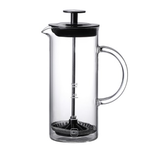 Mousseur à lait en verre transparent 480ml