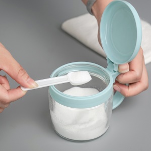 Boîte de conserve  d'assaisonnement en verre étanche à la chaleur et à l'humidité