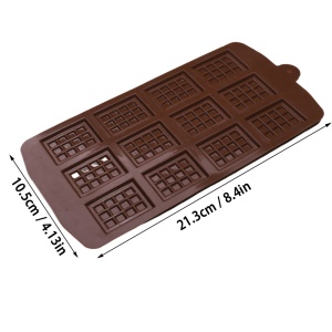 Moule de chocolat en silicone 12 Blocs