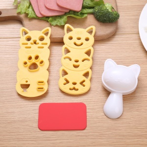 Moule de boule de riz pour enfants forme de dessin animé