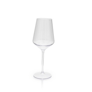Verre à vin en plastique haut pied 450mL