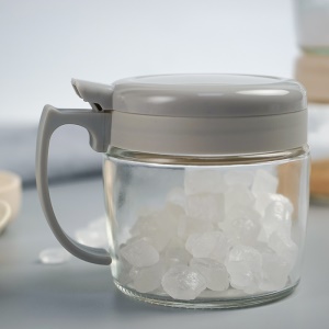 Boîte de conserve  d'assaisonnement en verre étanche à la chaleur et à l'humidité