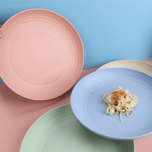 Assiette Incassable en paille de blé diamètre 25cm