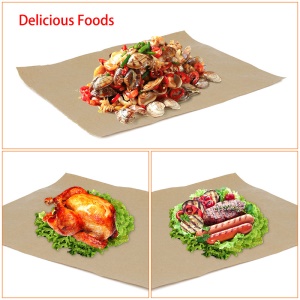 Papier kraft absorbant l'huile sous- plat