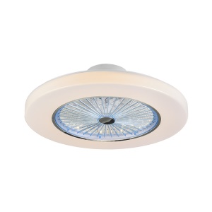 LED Lampe de plafond ventilateur intégré télécommande