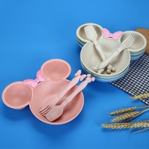 Couverts Mickey pour enfants Kit de trois (bol+fourchette+cuillère)