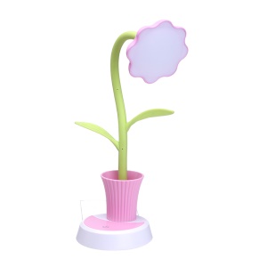 Lampe de table LED style floral USB rechargeable