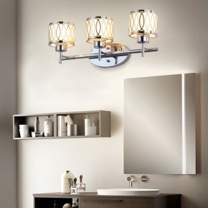 Support lumineux  LED mural pour salle de bain