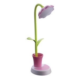 Lampe de table LED style floral USB rechargeable