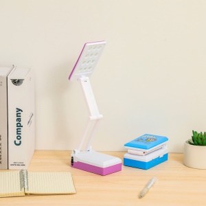 Lampe de table pliante LED rechargeable soin des yeux 10W 12 perles de lampe