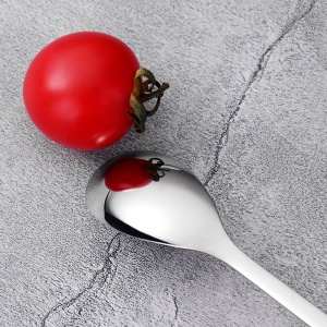 Cuillère à remuer à long manche en acier inoxydable longueur 20,2 cm