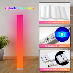 Lampadaire LED Bluetooth Lumière RGB