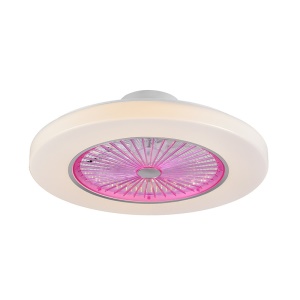 LED Lampe de plafond ventilateur intégré télécommande