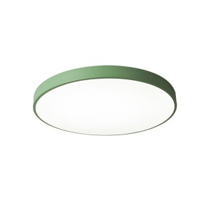 Lampe plafonnier à LED macaron rond tricolore avec changement de lumière tricolore