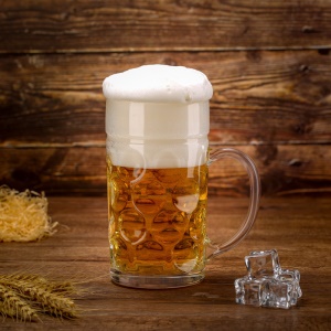 Chope à bière en cristal1000mL 1,3 kg