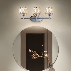Support lumineux  LED mural pour salle de bain