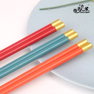 Baguettes en alliage de metaux 5 couleurs 25cm