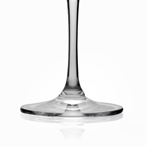 Verre à vin rouge en cristal ensemble de deux pièces