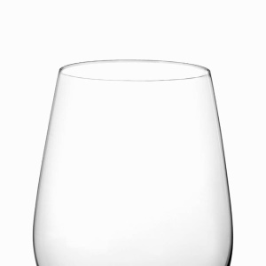 Verre à vin rouge en cristal ensemble de deux pièces