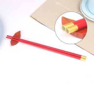 Baguettes en alliage de metaux 5 couleurs 25cm