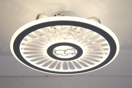 Ventilateur de plafond à LED réglable par télécommande