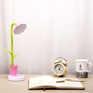 Lampe de table LED style floral USB rechargeable