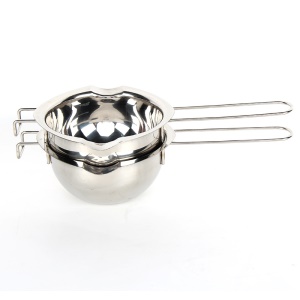 Casserole en acier inoxydable idéale pour fondre le chocolat 400ml avec poignée longueur de 11cm