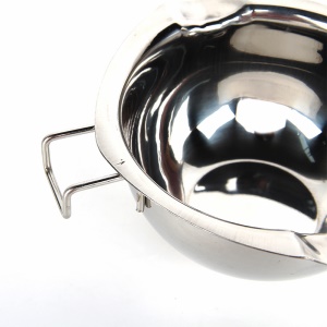 Casserole en acier inoxydable idéale pour fondre le chocolat 400ml avec poignée longueur de 11cm