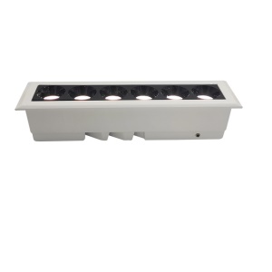Spot LED encastré downlight rectangle grille