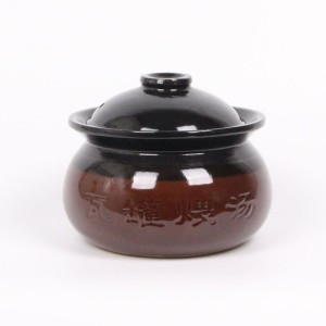 Casserole de soupe en céramique de style chinois 1L