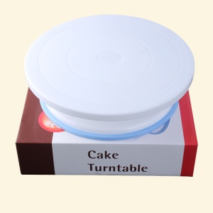 Support, présentoir rotatif en plastique de gâteau