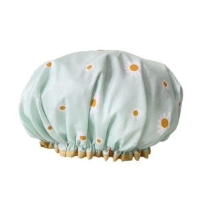 Bonnet de bain double couche imperméable imprimé