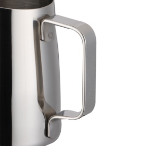 Cafetière 400 ml bouche oblique tasse 304 en acier inoxydable guirlande tasse lait mousse café ustensiles
