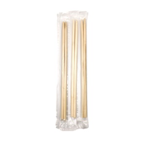 Baguettes jetables en bambou emballage individuel 23cm