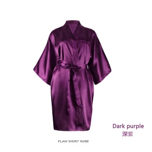 Robe de nuit sexy et courte  en soie