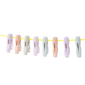 Pince à linge 3087 plastique avec panier de rangement coupe-vent lot de 24 pcs