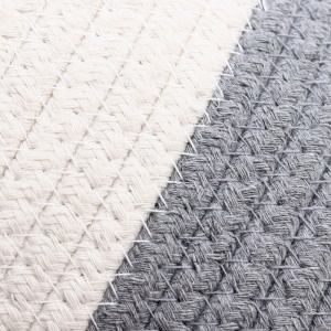 Panier en fil de coton tissé à la main