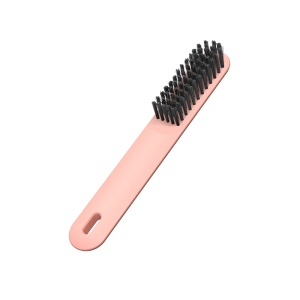 Brosse à chaussures à poils souples manche long en PP
