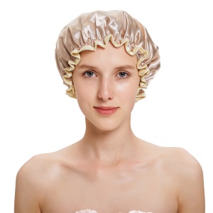 Bonnet de bain jarnier double dentelle