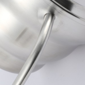 Cafetière à main en acier inoxydable 1L avec bouche longue