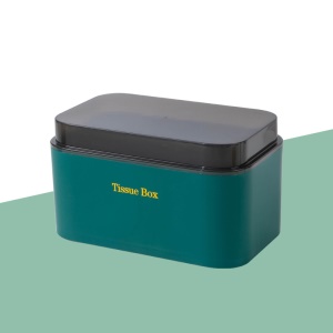 Boîte de rangement de serviettes en papier de salle de bains murale sans perforation imperméable à l'eau