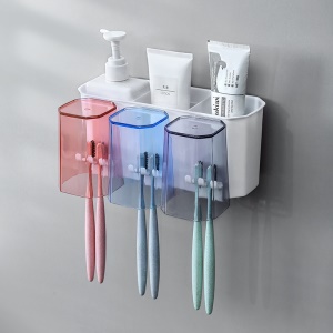 Porte-brosse à dents sans perforation