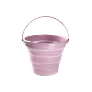 Seau à eau en plastique pliable avec poignée
